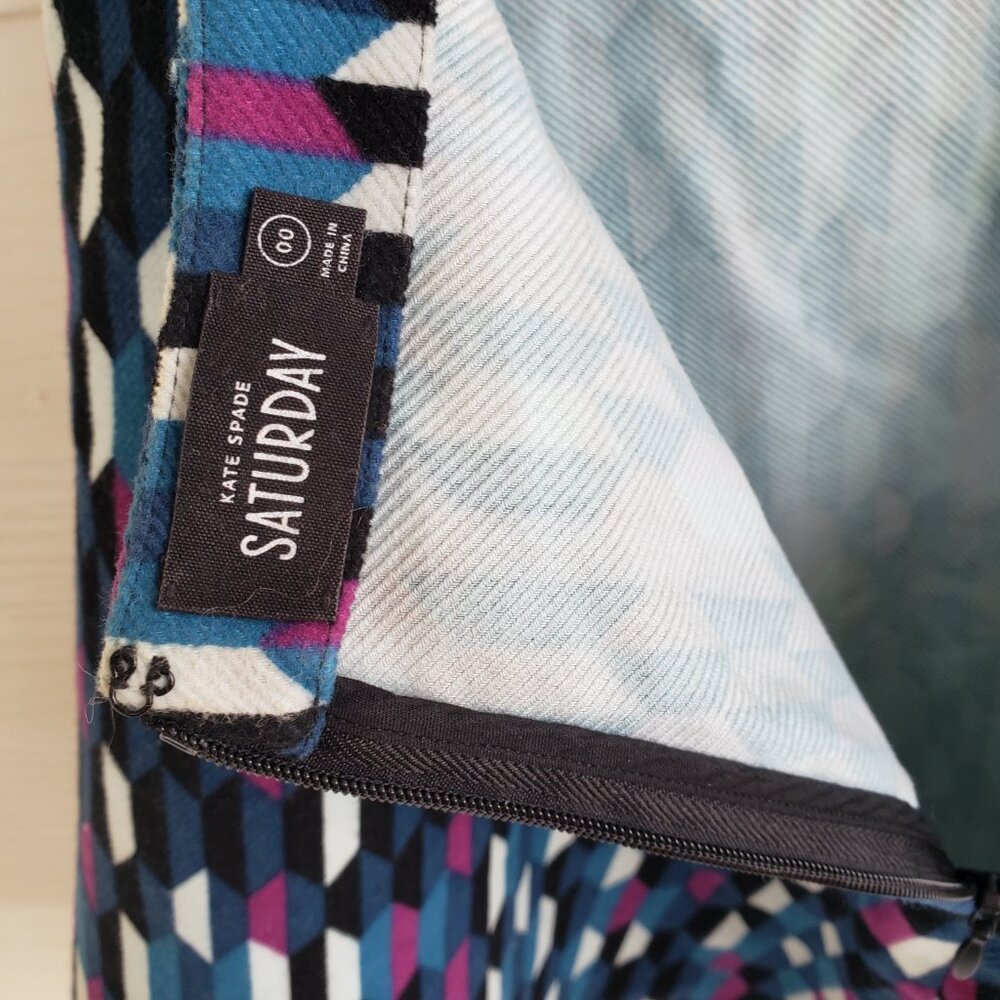 Kate Spade Saturday A-line canvas mini skater skirt - Picture 5 of 6